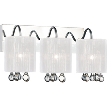 CWI Lighting 5006W18C-3 (S) - Water Drop 3 Light Vanity Light With Chrome Finish